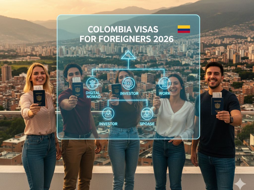 Visas para Extranjeros en Colombia 2026: Guía Completa y Actualizada